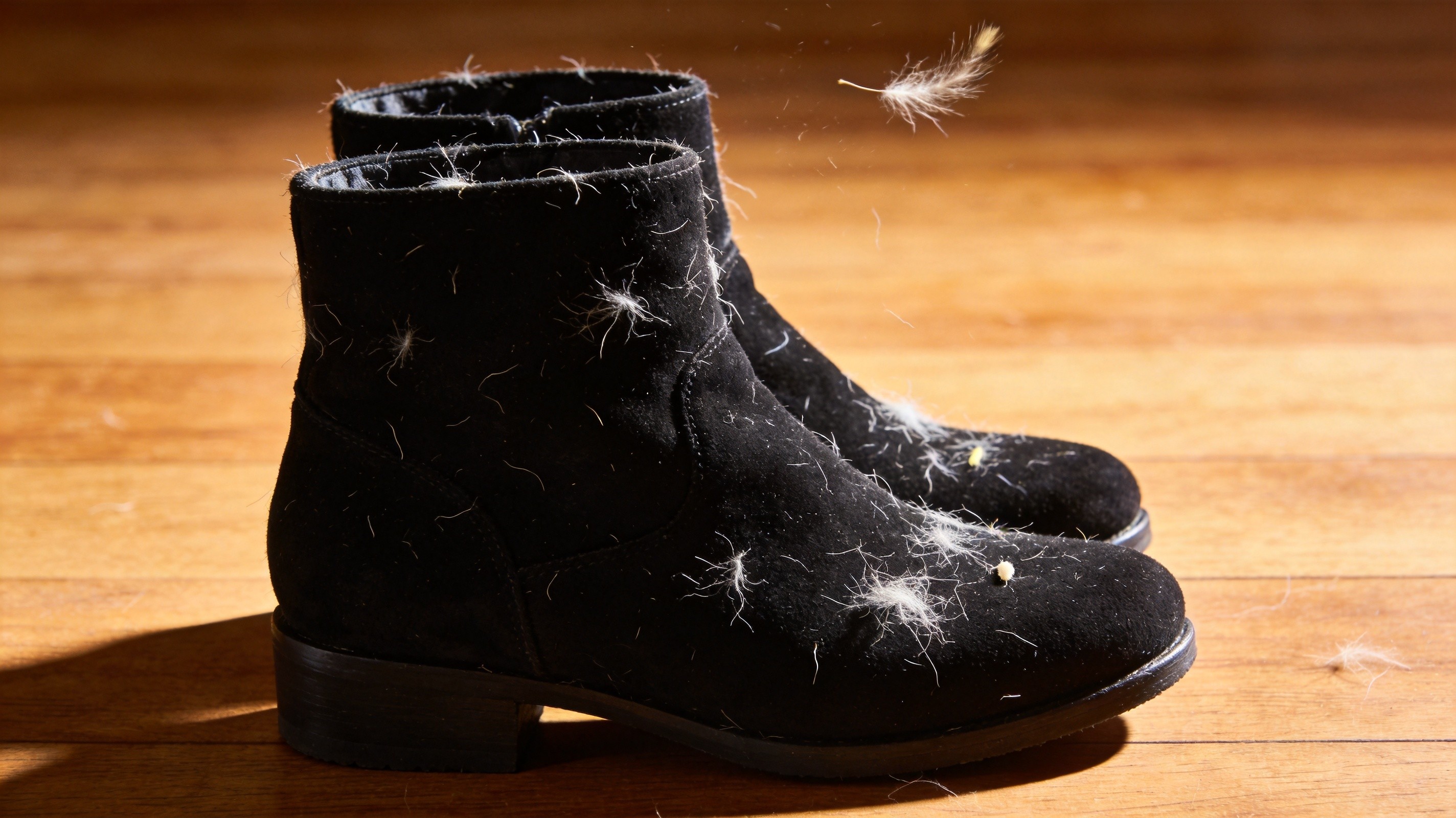 Why Your Shoes Attract Pet Hair, Lint, and Dust Like a Magnet — The Hidden Surface-Nap Electrostatic Charge, Suede-Fiber Friction Coefficient Spike, Synthetic-Microfiber Triboelectric Series Position, and Footbed Static-Buildup Discharge Geometry Behind the 2026 'My Shoes Are Covered in Cat Hair Within Minutes' Epidemic
