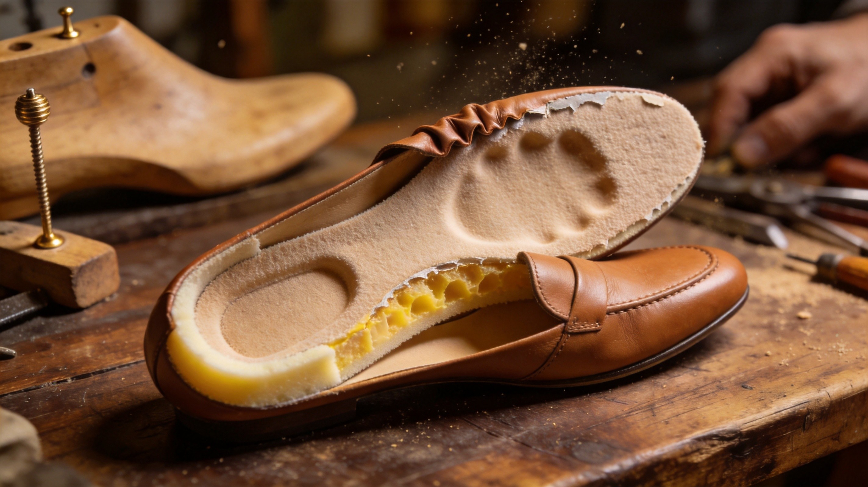 Why Your Shoes Develop a Permanent Foot-Shaped Compression Dent in the Footbed / Insole Top Cover After Just 30 Days of Wear — The Hidden PU-Foam Density Drop, Body-Heat Compression-Set Acceleration, Top-Cover Fabric-Bond Failure, and Pillow-Top Layering Geometry Behind the 2026 'My Footbed Already Has My Foot Print Shaped Into It' Epidemic